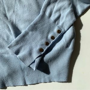 Zara basic knit sweater, sky blue, soft material